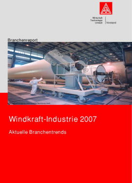 Branchenreport Windkraft-Industrie 2007