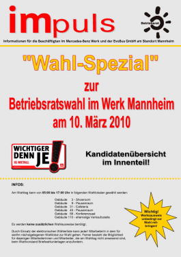 Wahl-Spezial impuls Daimler Mannheim