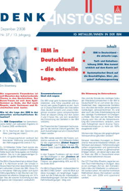 Denkanstöße - Ausgabe Dezember 2008