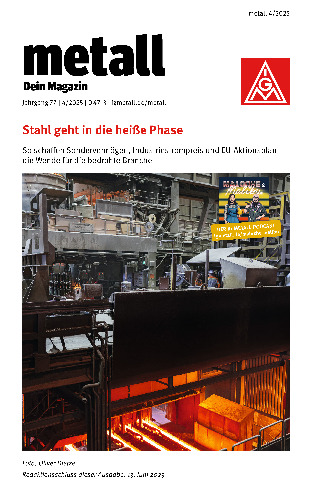 metall. Dein Magazin, 7/8 2025 (barrierefreie Ausgabe)