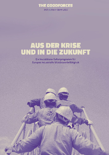 Aus der Krise und in die Zukunft - Ein Investitions-Sofortprogramm für Europas industrielle Wettbewerbsfähigkeit. Policy Paper März 2025