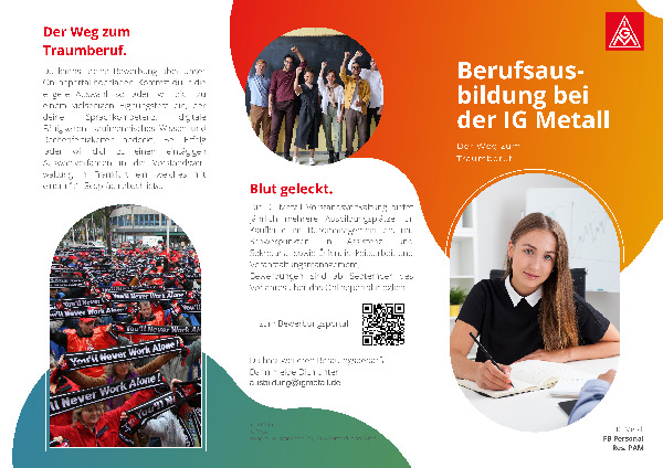 Ausbildung zur/zum Kauffrau/Kaufmann f&uuml;r B&uuml;romanagement bei der IG Metall