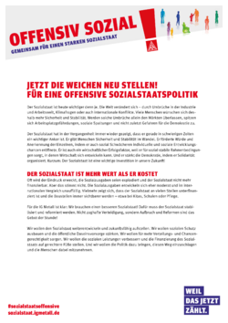 Sozialstaatskongress Agenda Papier