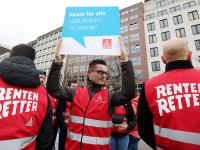 Demo zur Rentenpolitik