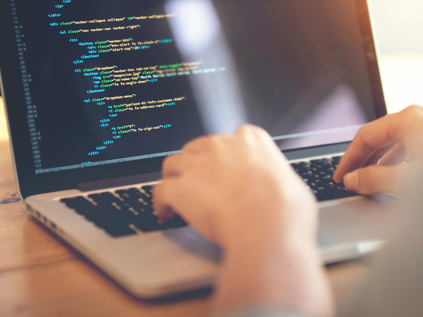 Programmierung per Laptop
