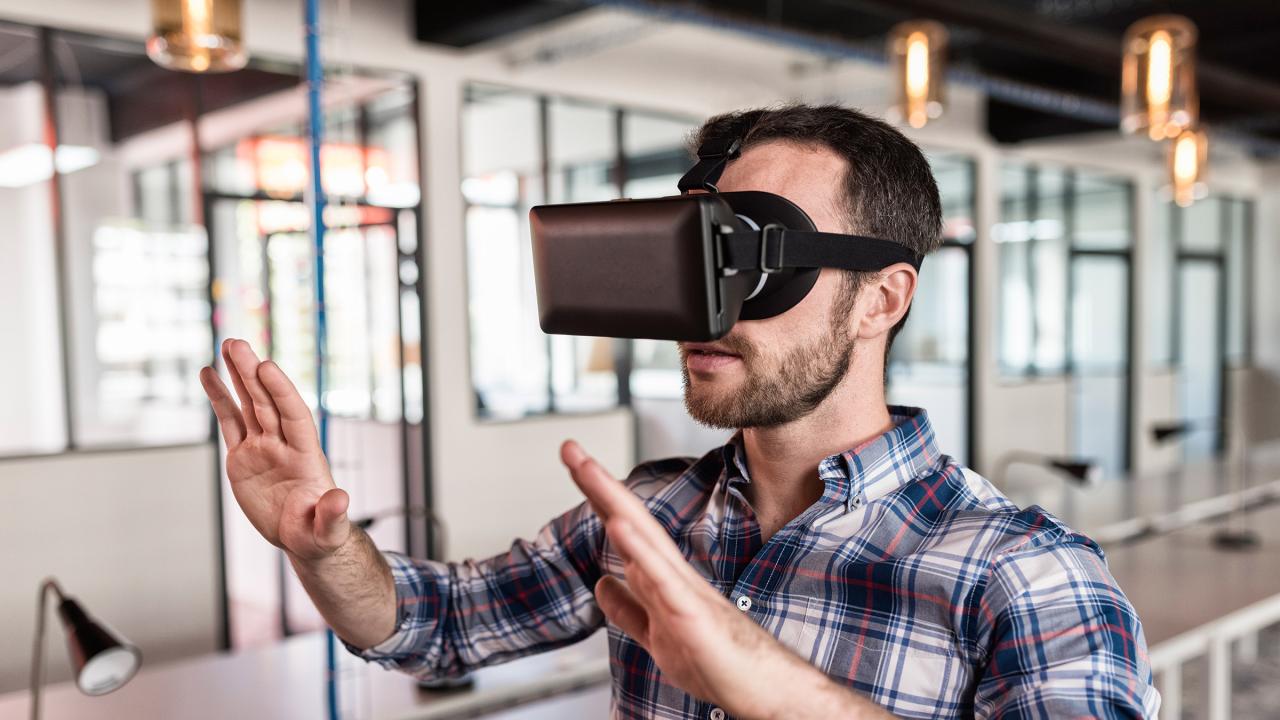 Virtual-Reality-Brille