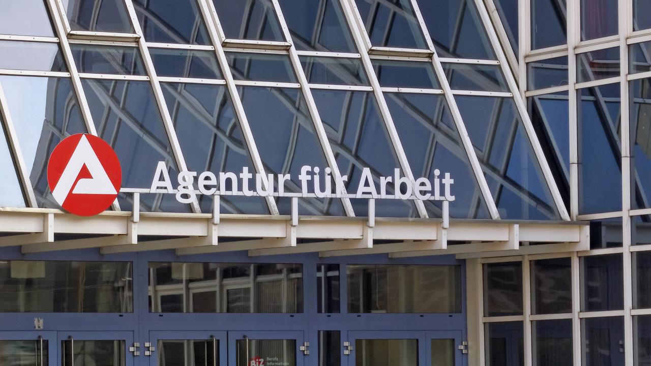 Eingangsbereich Agentur für Arbeit