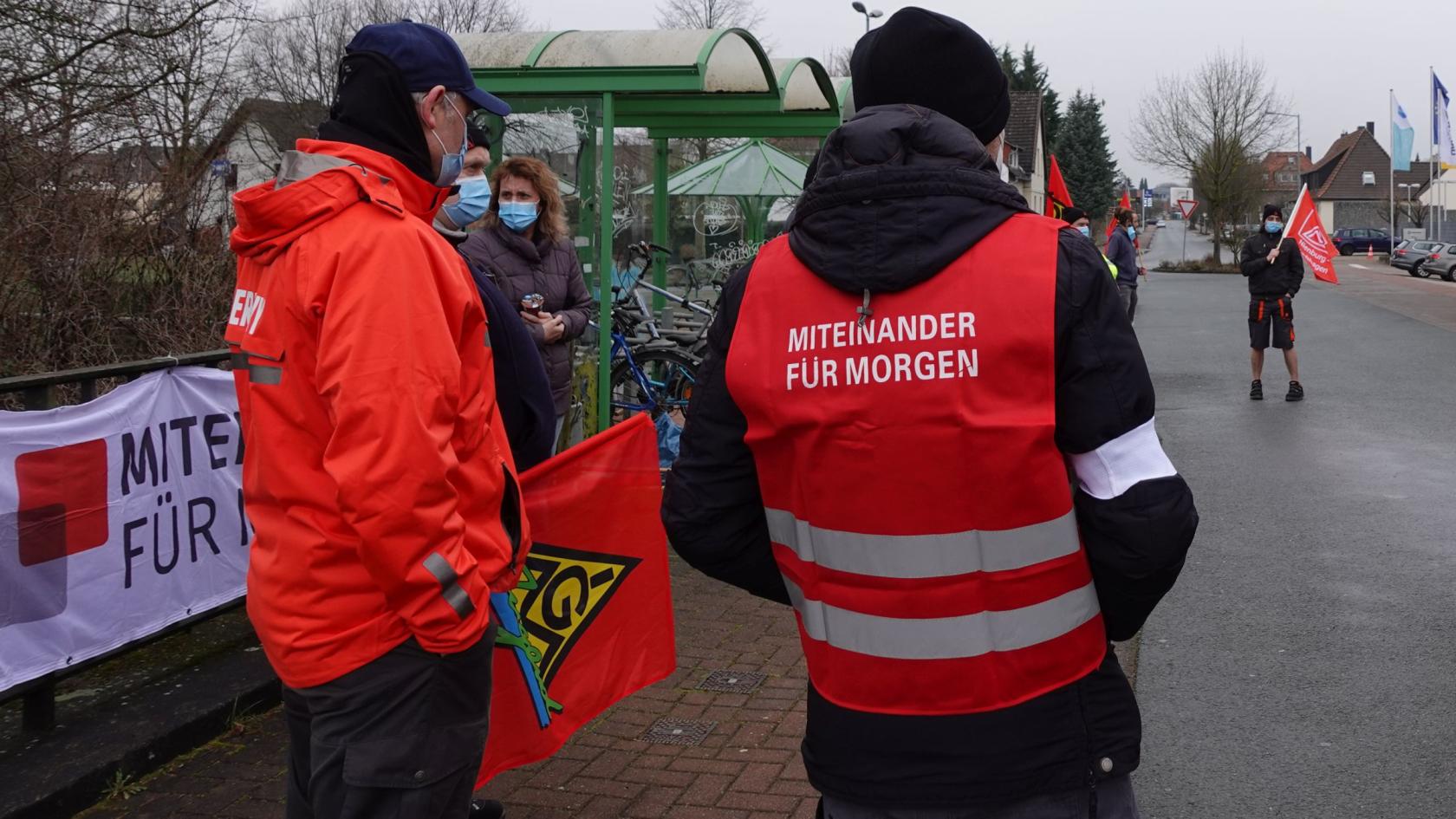 Warnstreik Fa. Hautau Nienburg-Stadthagen