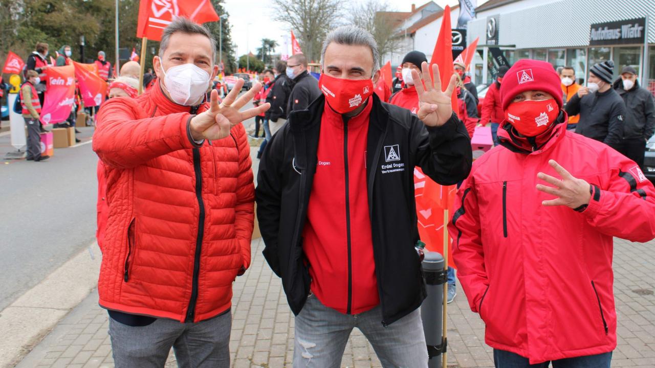 Verhandlungsbegleitende Aktion in Mainz
