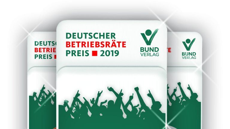 Transparent der Sammelpokale für den Betrisbrätepreis 2019