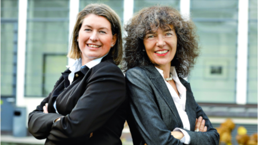 Weibliche Doppelspitze: Birgit Dietze (l.) und Regina Katerndahl