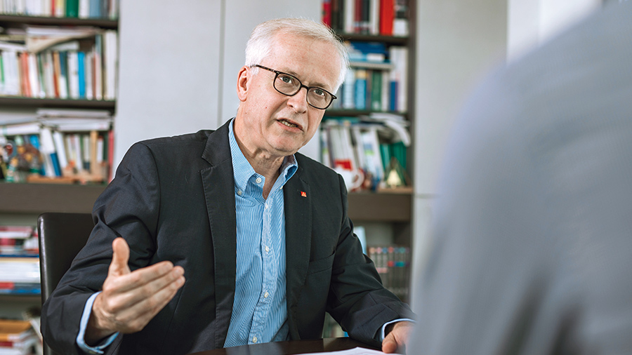 Hans-Jürgen Urban im metallzeitung-Gespräch