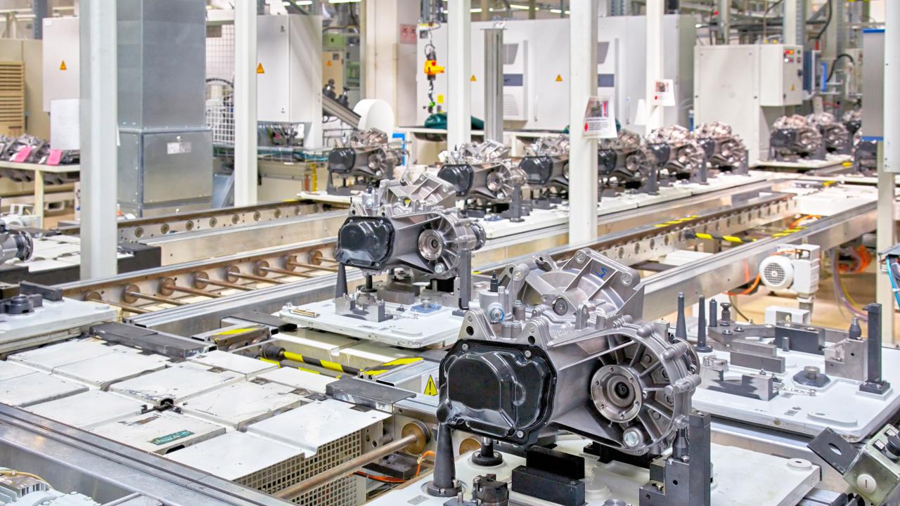 Fertigung von Getriebeteilen für Autos