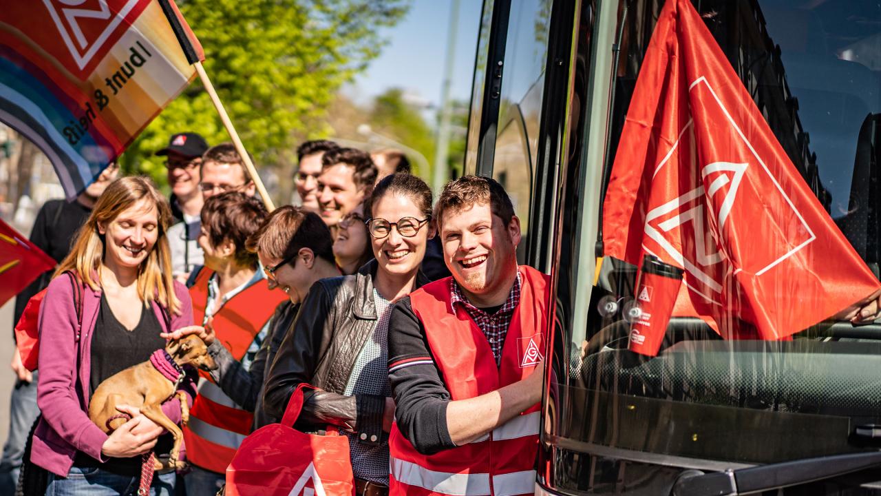 Busfahrt nach Berlin zur FairWandel Kundgebung