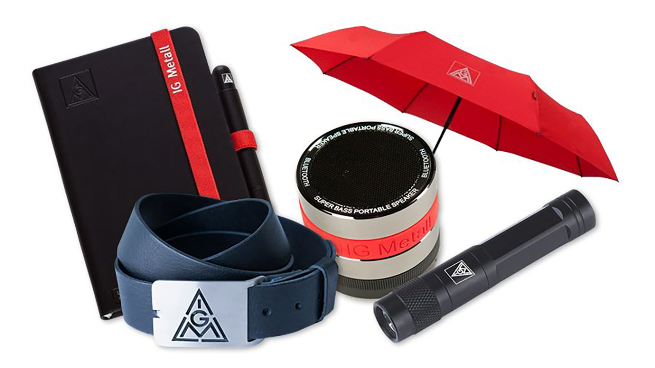 Artikel im IG Metall-Fanshop