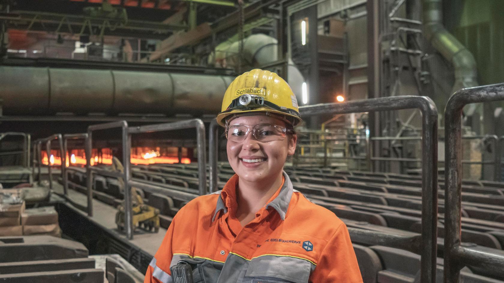 Meike Schlabach ist die jüngste Delegierte auf dem Gewerkschaftstag