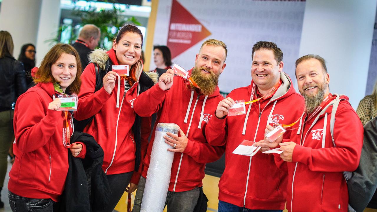 Eröffnung des Gewerkschaftstags 2019 in Nürnberg
