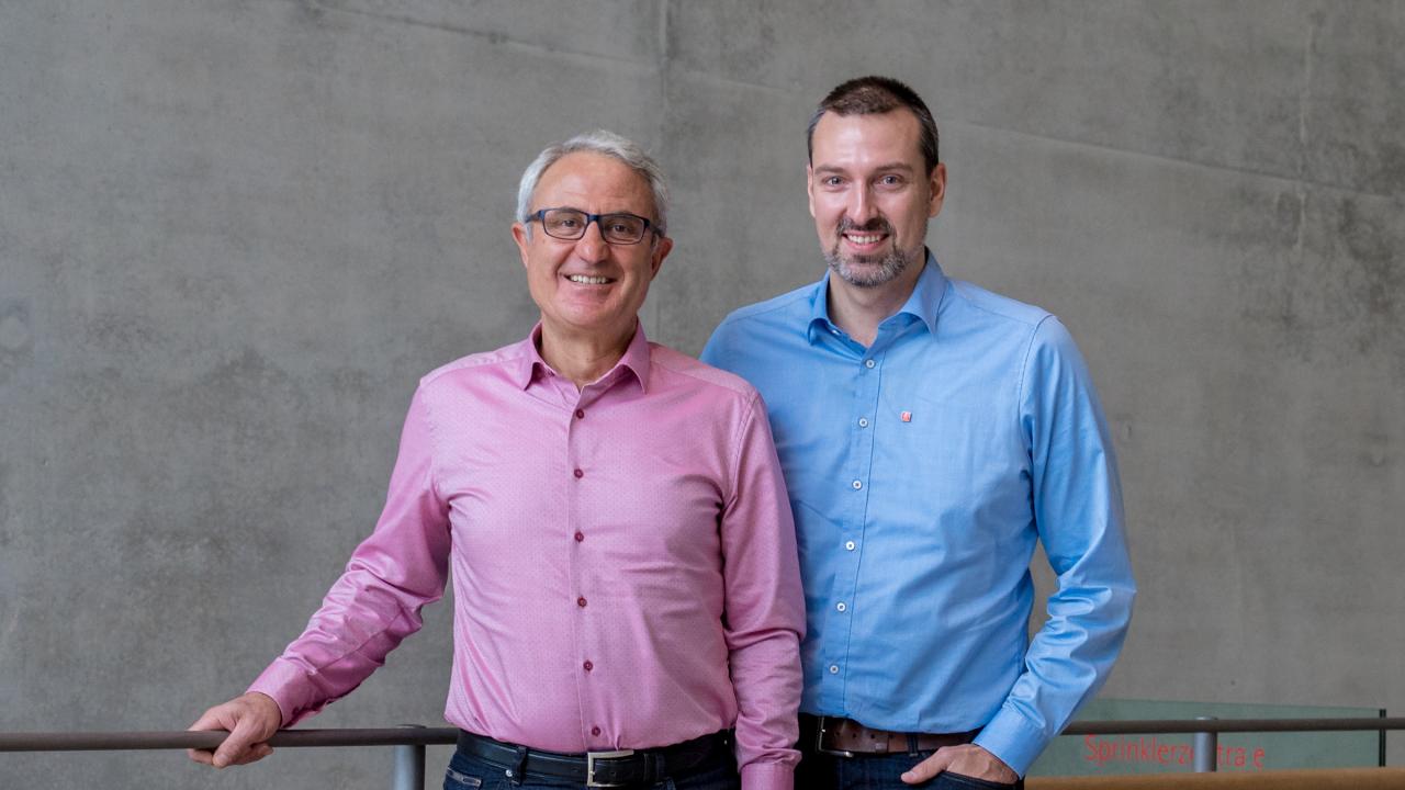 Ismayil Arslan (links) und Tobias Bäumler