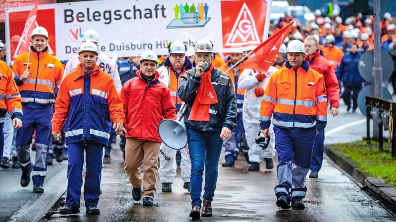 Erleichterung bei den Beschäftigten der Eisen- und Stahlindustrie
