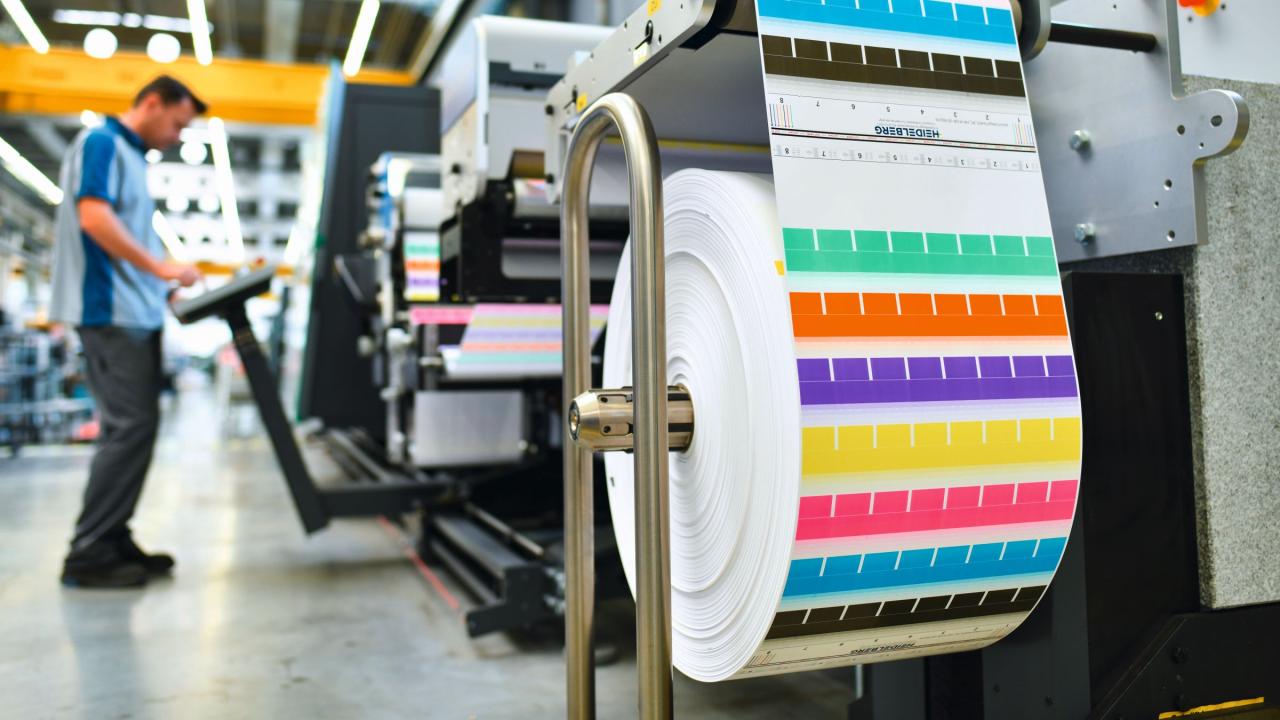 Der Digitaldruck gewinnt an Bedeutung.