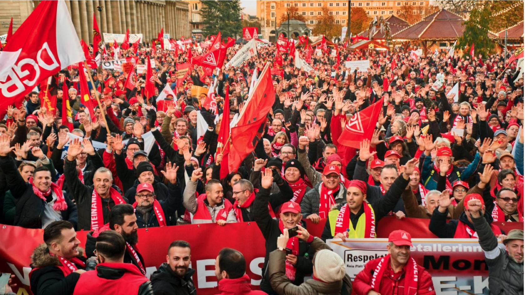 Aktionstag mit rund 15 000 Teilnehmern in Stuttgart