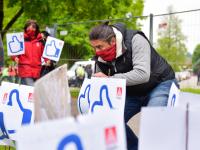 Voith-Beschäftigte streiken weiter für einen Sozialtarifvertrag