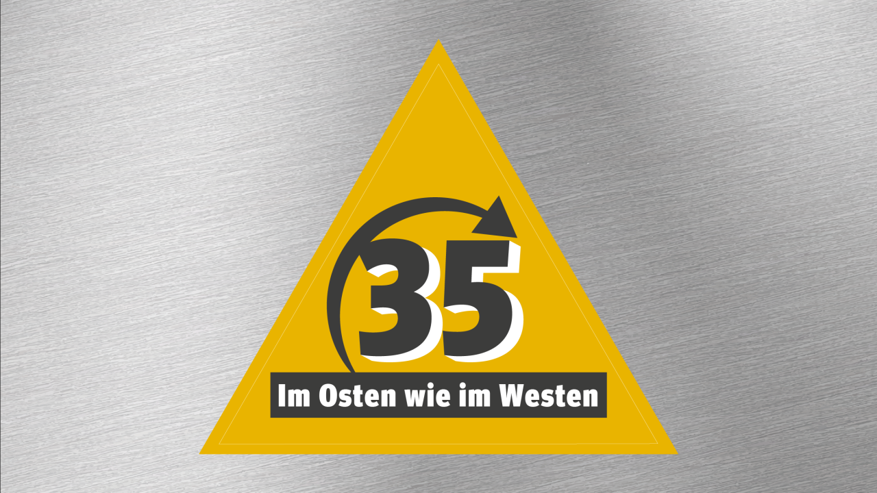 Arbeitszeit: Angleichung Ost jetzt!