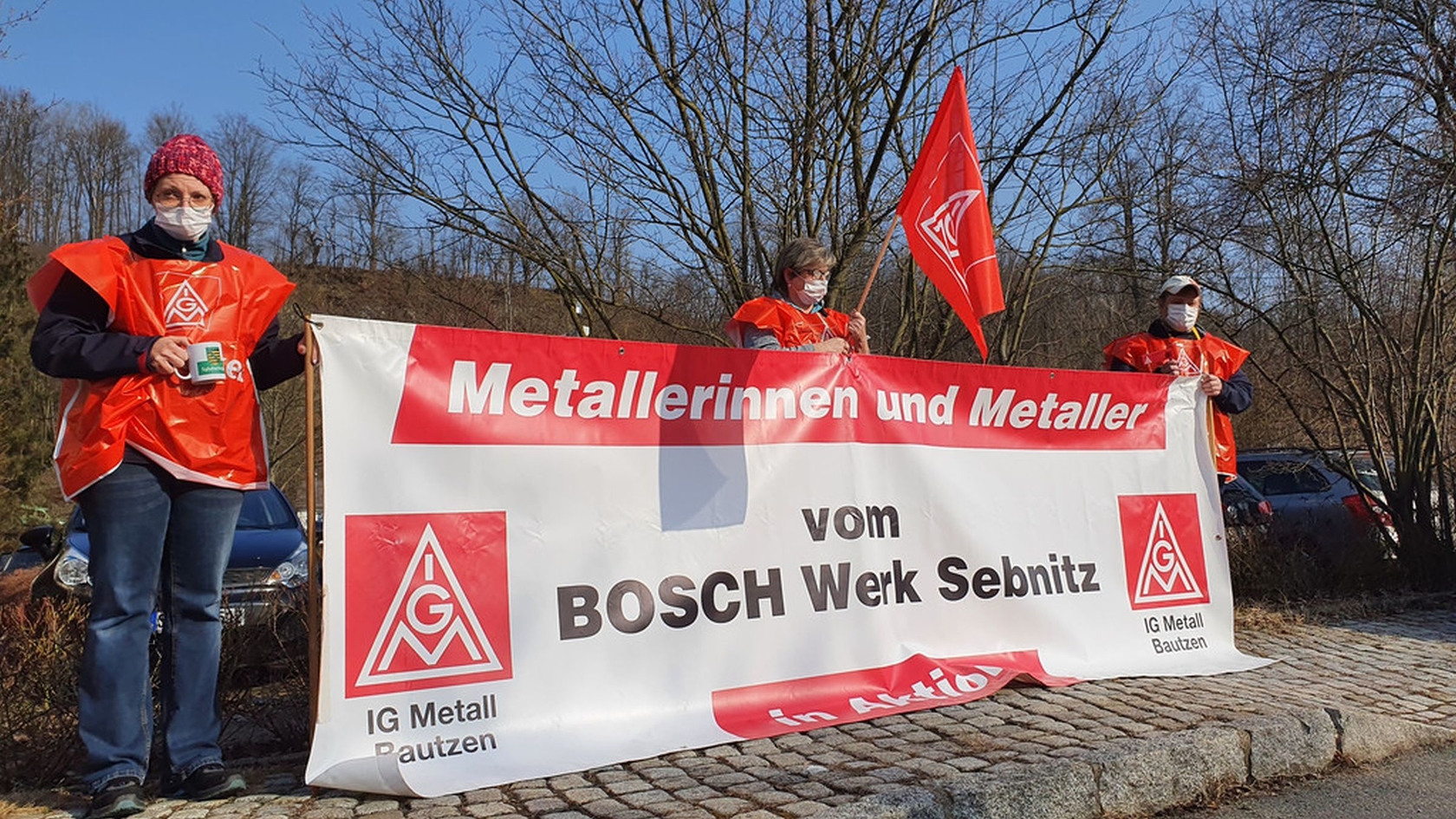 Warnstreik Bosch Ostsachsen