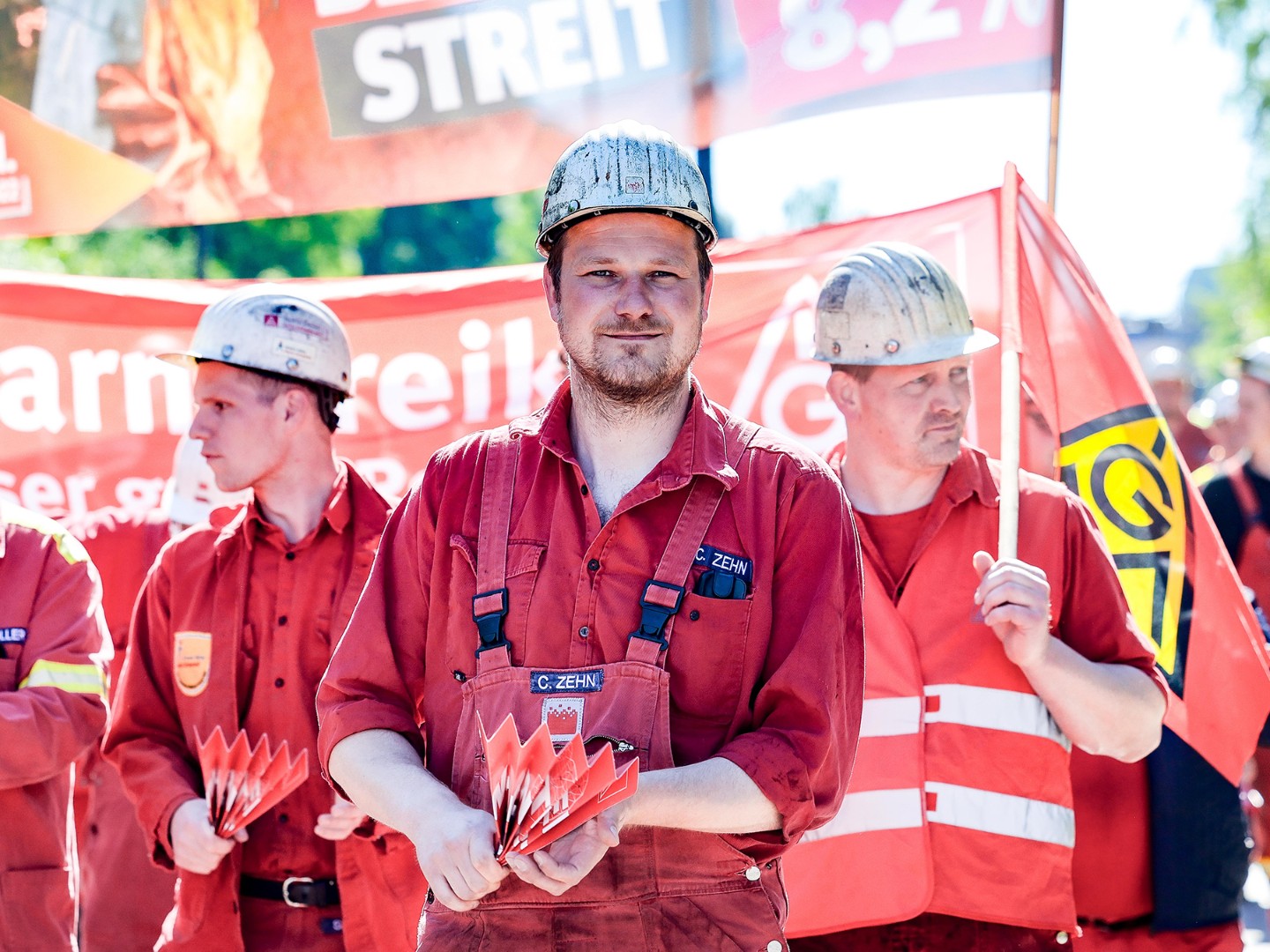 Tarifrunde Eisen und Stahl 2022: Warnstreik Georgsmarienhütte