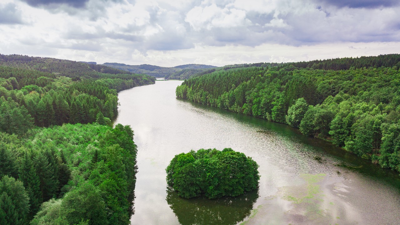 Wiehltalsperre mit 