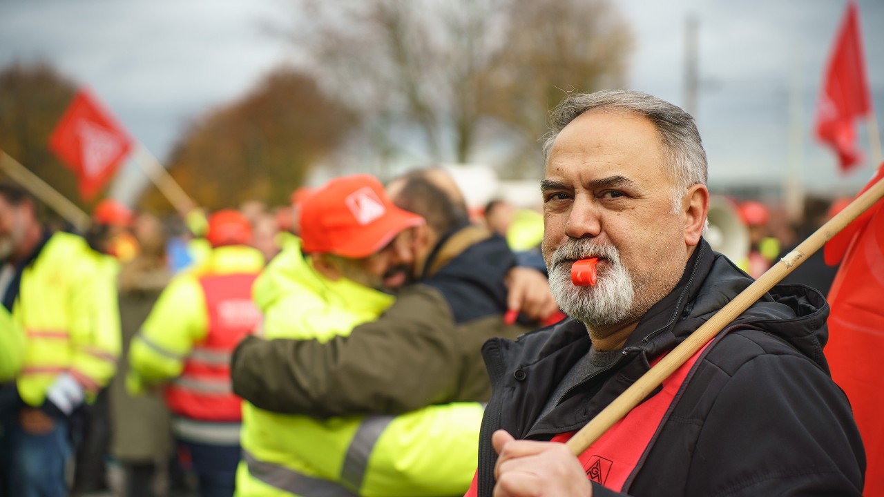 Warnstreik am 17.11.2022 bei Ford