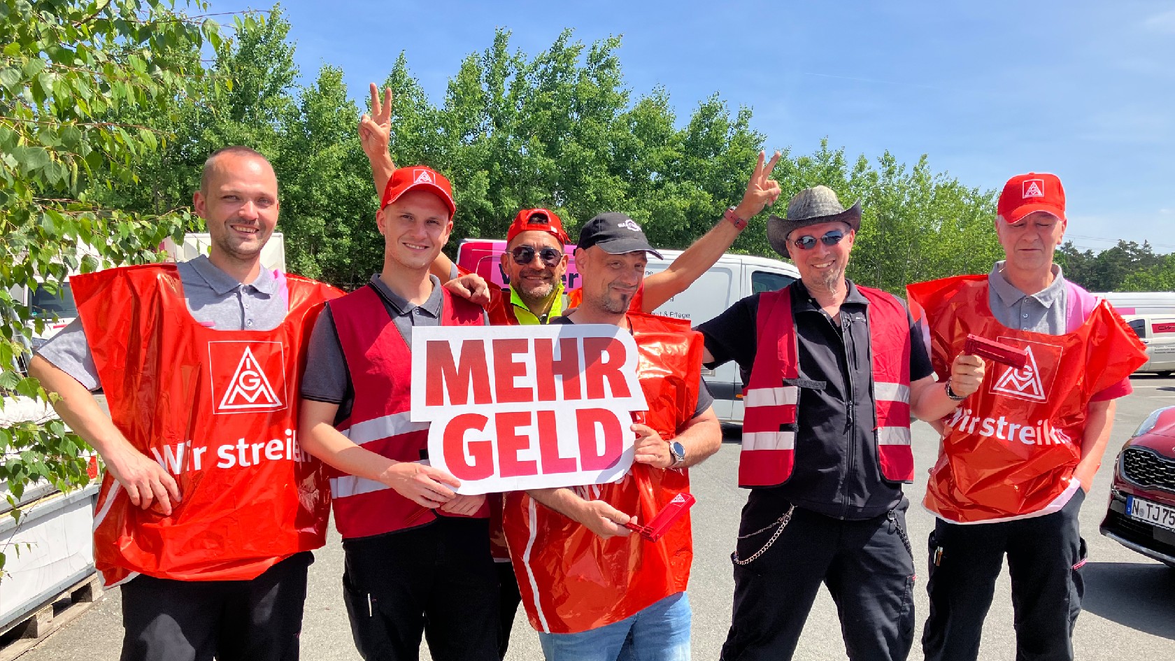 Warnstreik der CWS-Beschäftigen Nürnberg am 2.6.2023