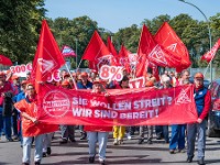 Bundesweite Warnstreiks: Textil-Beschäftigte machen  Druck