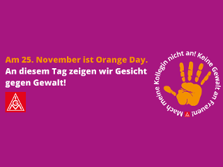25.11. Tag gegen Gewalt gegen Frauen / Orange Day