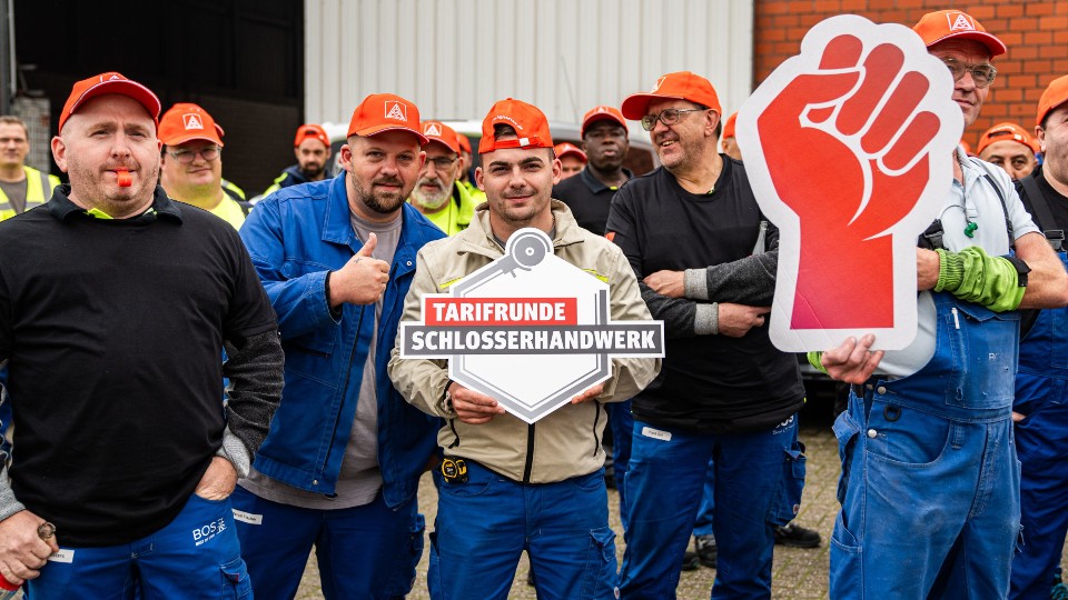 Warnstreik bei BOS in Emsdetten