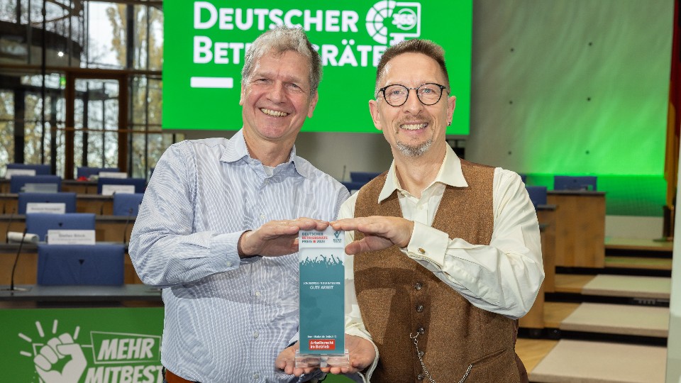 Betriebsräte der Ariane Group Bremen erhalten den Betriebsräte-Sonderpreis „Gute Arbeit“ 