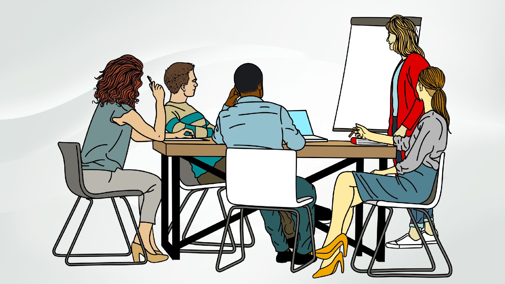Illustration zum Thema Seminare für Auszubildende