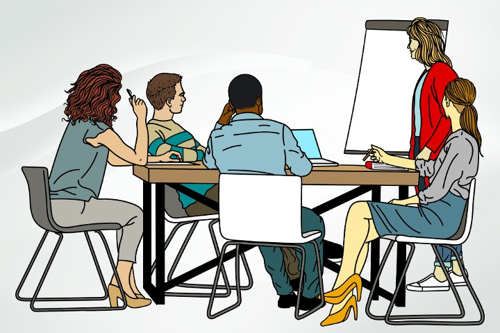 Illustration zum Thema Seminare für Auszubildende