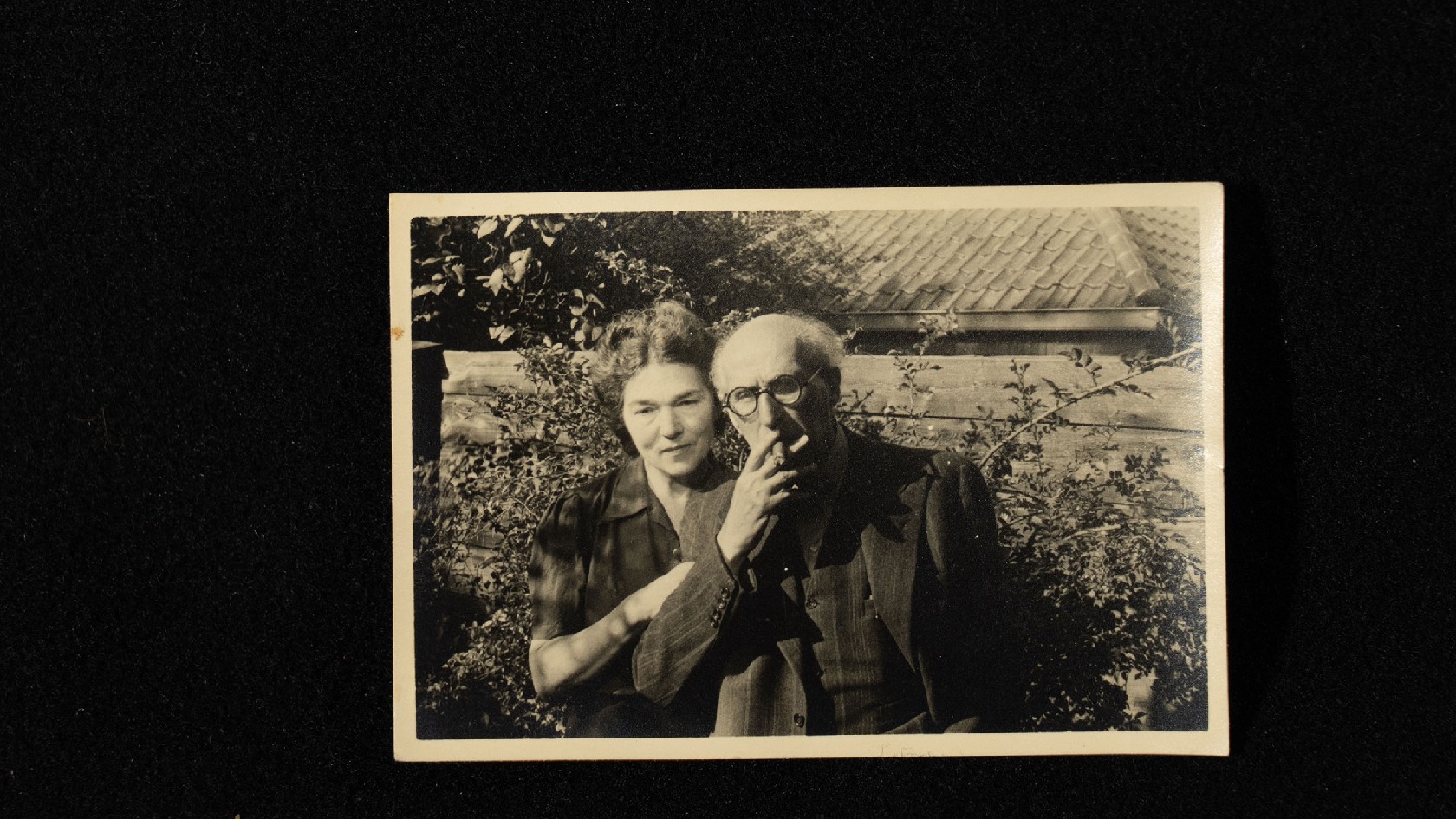 Hugo Sinzheimer mit Frau Paula im Jahr 1945