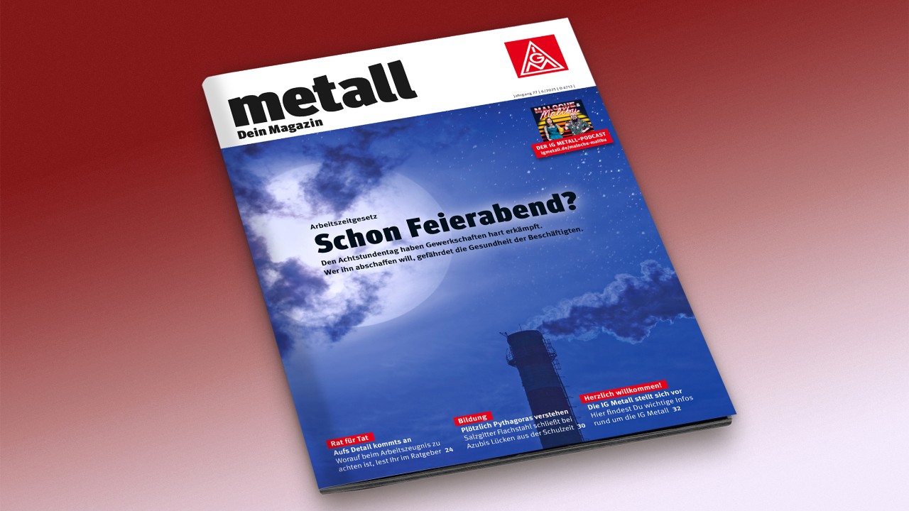 Cover des Metall Magazins Ausgabe 6/2025
