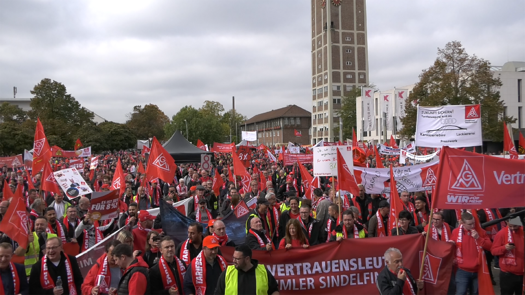 5000 demonstrieren in Kornwestheim 001