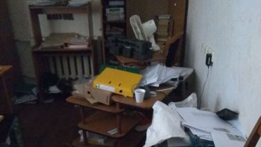 Durchsuchtes Gewerkschaftsbüro bei Razzia in Belarus