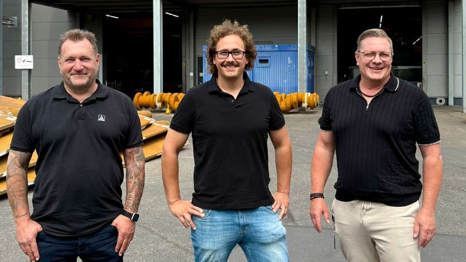 (von links: Oliver Hirsch, Klaus Vaas, Rainer Lehnert)