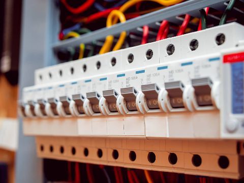 Eine Reihe Sicherungen.