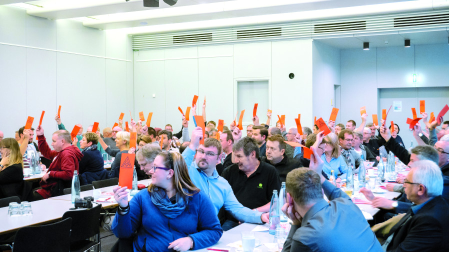 100 Prozent Zustimmung 