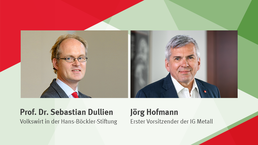 Podcast zur Tarifbewegung mit Jörg Hofmann und Sebastian Dullin