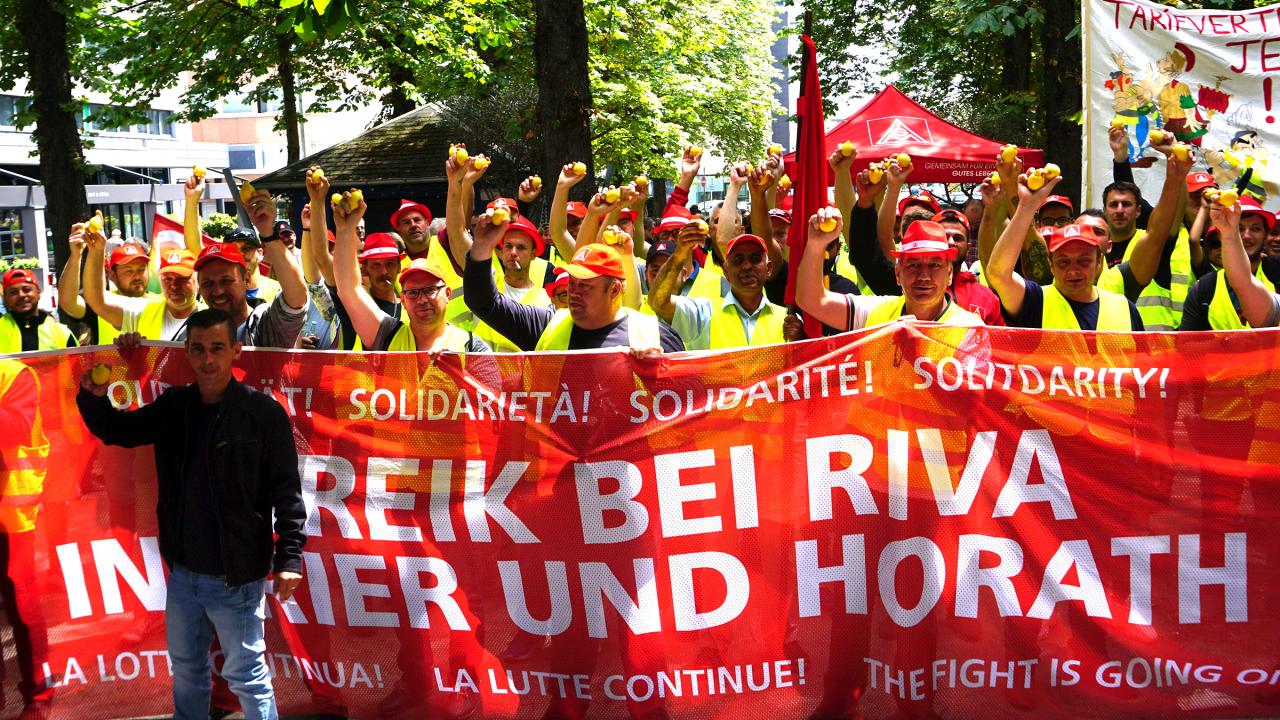 Streik bei Riva/HES in Trier und Horath