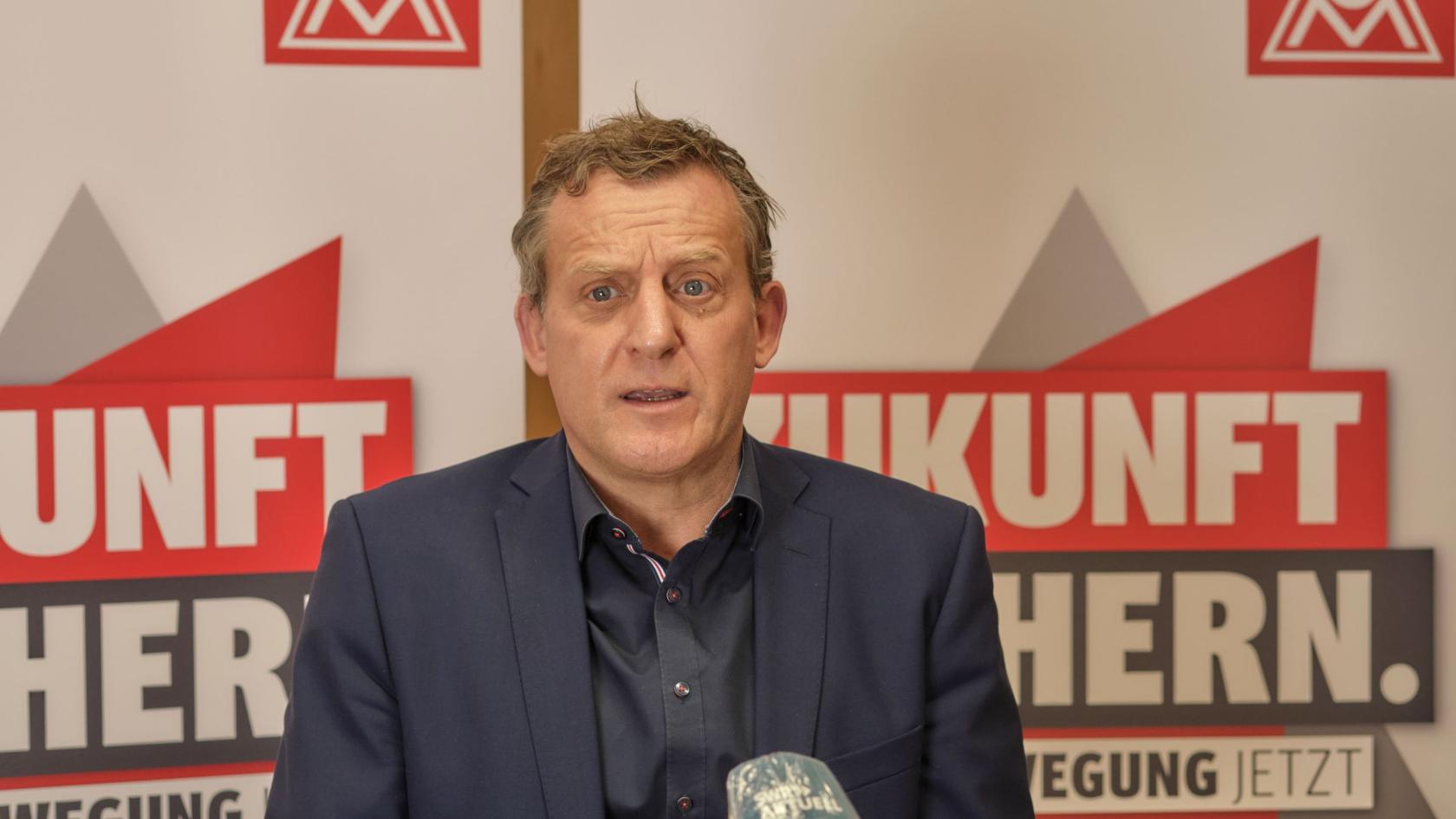 Roman Zitelsberger nach der dritten Tarifverhandlung Metall und Elektro in Baden-Württemberg