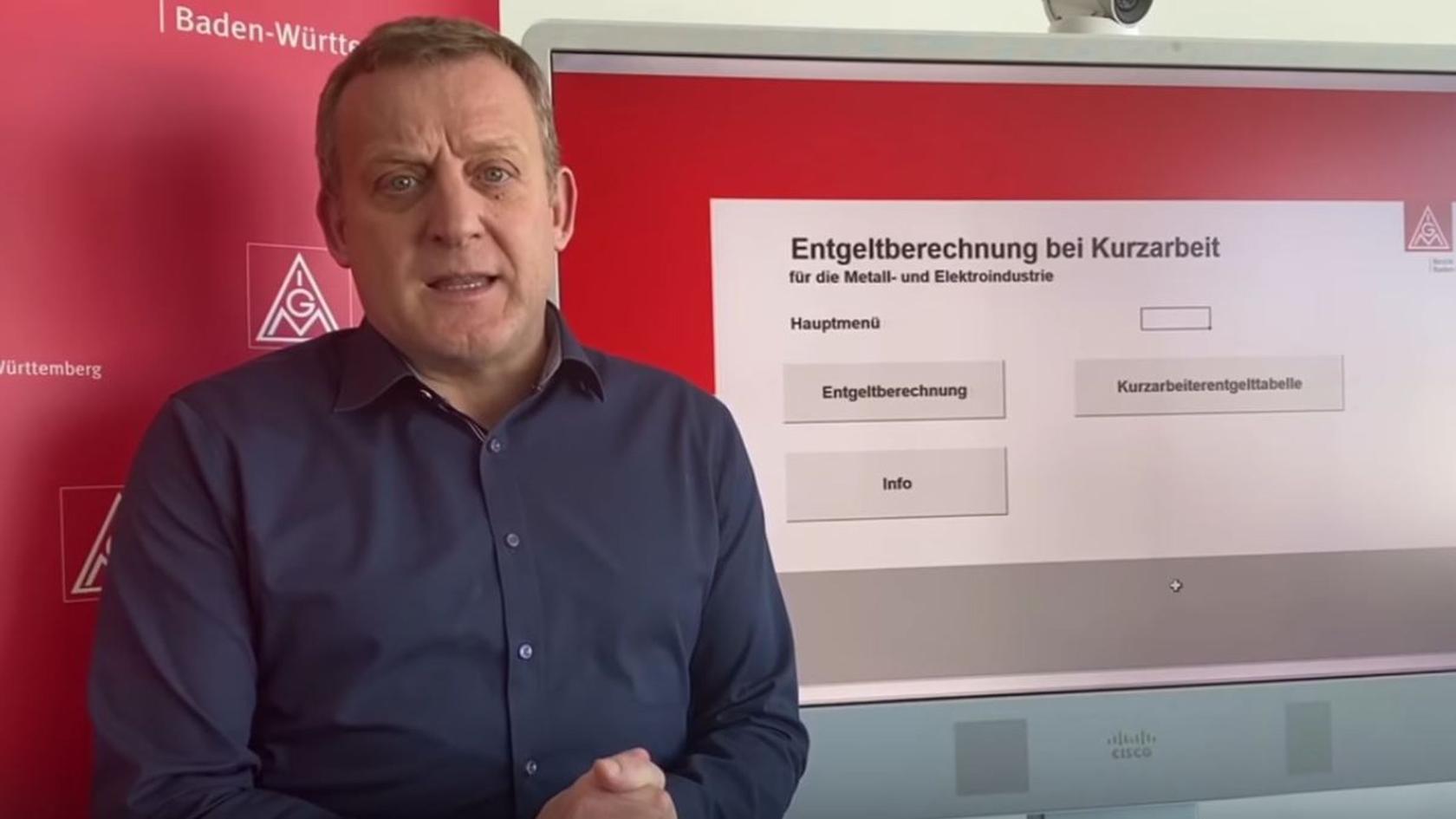 Video-Statement von Roman Zitzelsberger zum Tarifergebnis in Baden-Württemberg M+E 2020