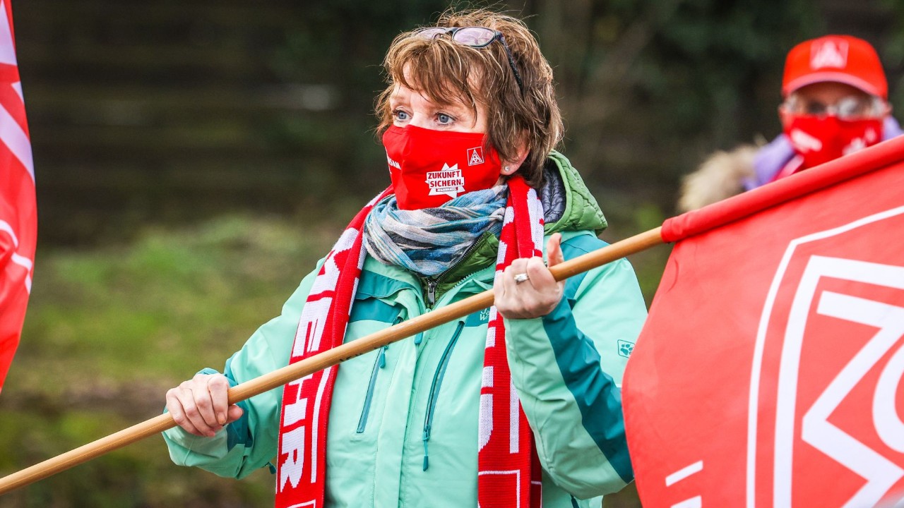 Textil und Bekleidung: Verhandlungsbegleitende Aktion in Mönchengladbach